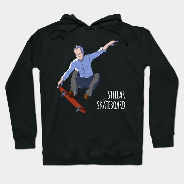 Stellar Skateboard! Hoodie by How Did This Get Made?